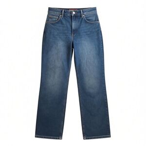 Chico's Straight-Leg Blue Jeans
